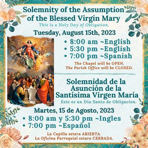 St Joachim Mass Schedule