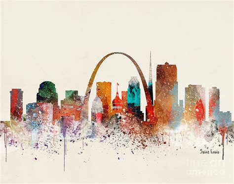 st louis skyline art