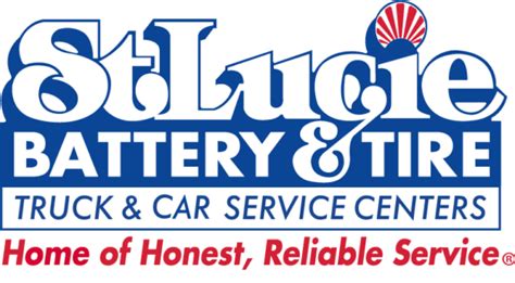 st lucie battery and tire logo