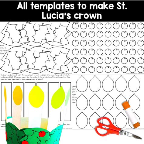 St Lucy Crown Printable