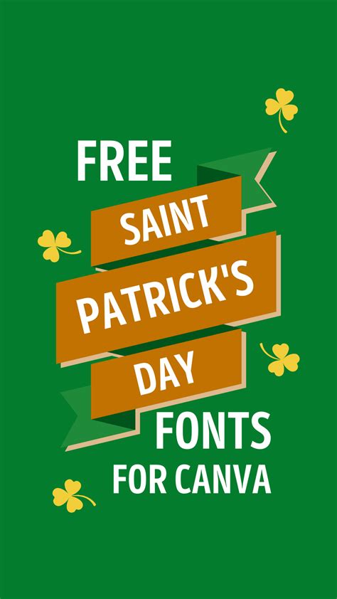 St Patricks Day Font Canva