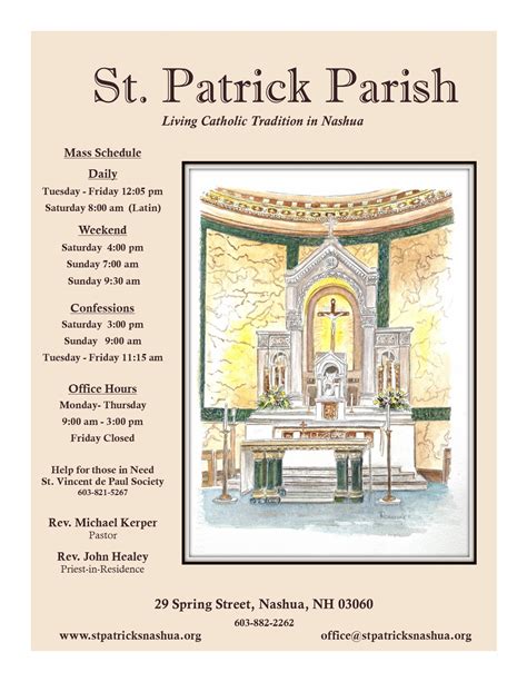 st patrick's parish victoria bc bulletin