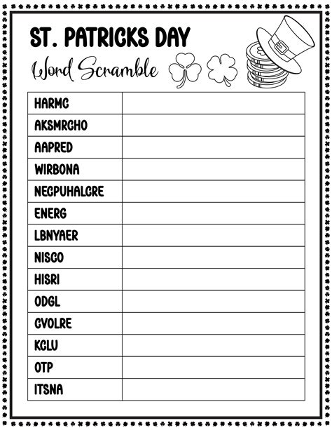 St Patricks Day Printable Booklets