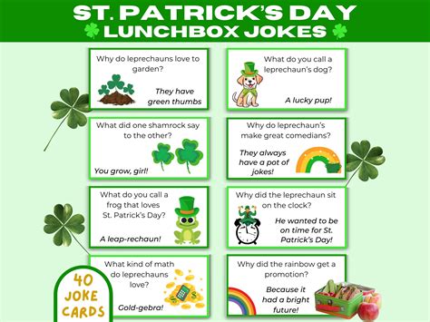 St Patricks Day Printable Jokes