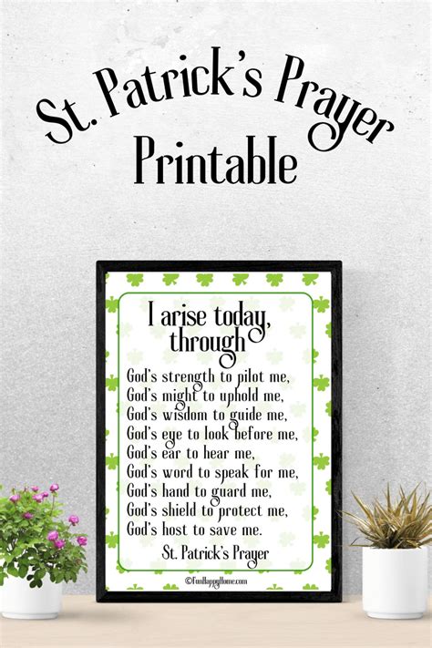 St Patricks Prayer Printable