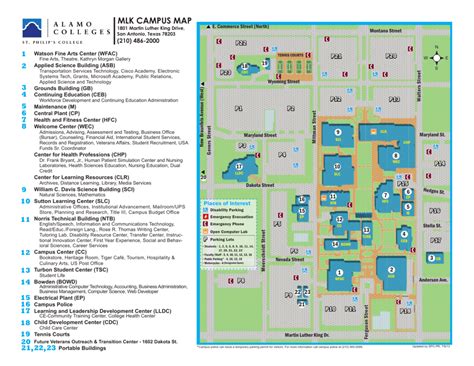 St Philip's Campus Map