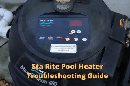 Sta Rite Heater Manual