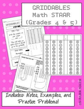 Staar Griddable Practice Printable