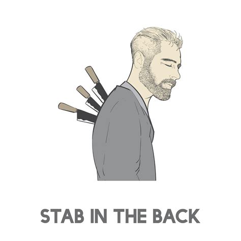 stabbed in the back meaning idiom