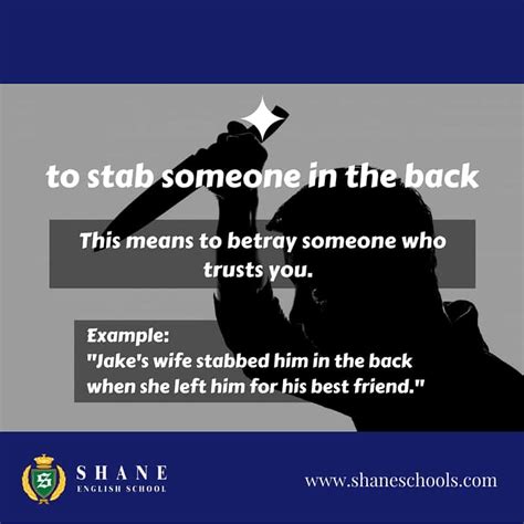 stabbed meaning in english
