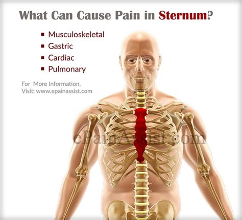 stabbing pain in center of chest sternum