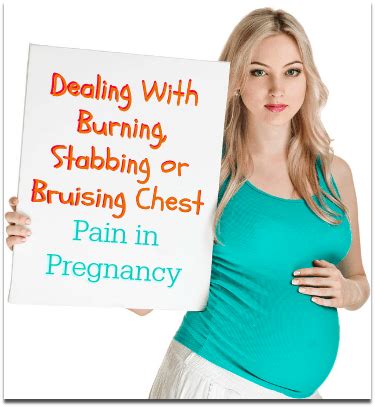 stabbing pain in chest while pregnant