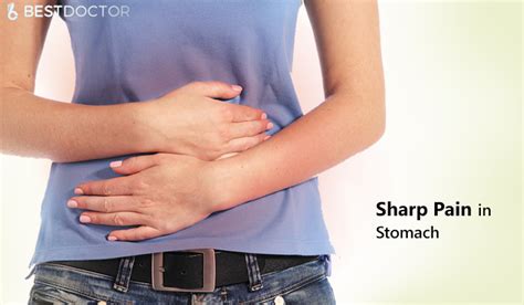 stabbing sharp pain in stomach