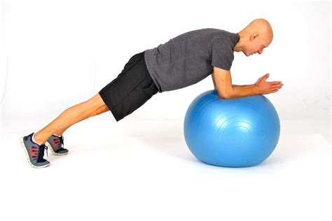 Stability Ball Plank
