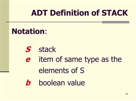 Stack Adt Definition