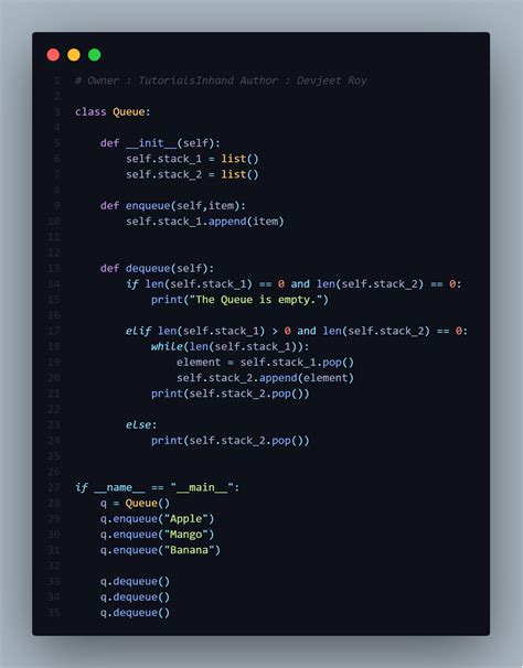 stack and queue in python program