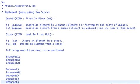stack and queue java code