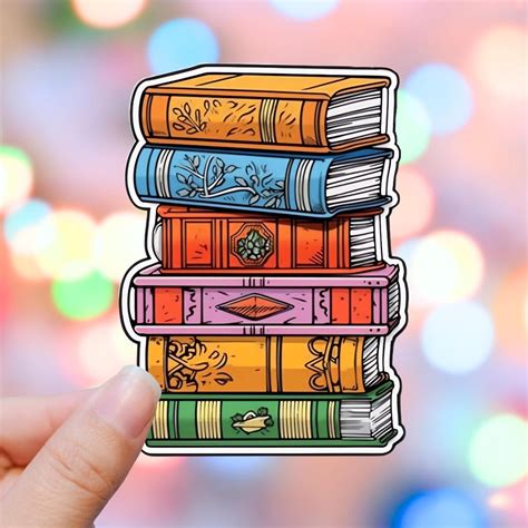 Stack Of Books Stickers