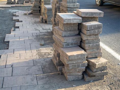 Image of a stack of pavers