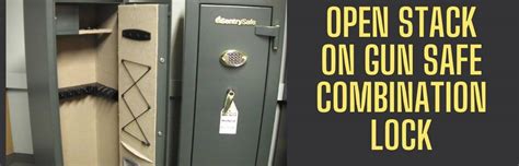 stack on gun safe instructions