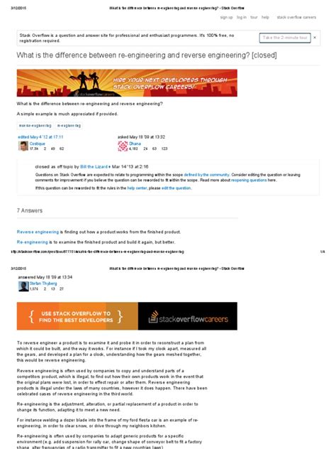 Stack Overflow Reverse Engineering