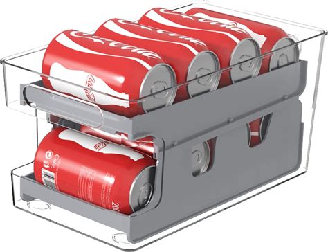 Stackable Can Dispenser For Fridge