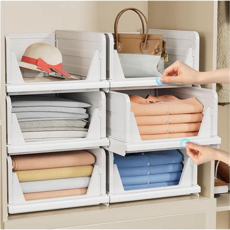 Stackable Closet Storage Bins