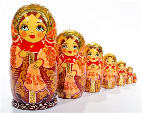 Stackable Dolls From Russia