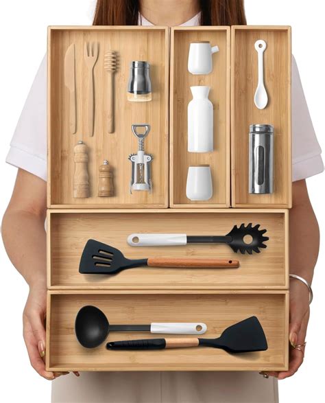 Stackable Flatware Drawer Organizer