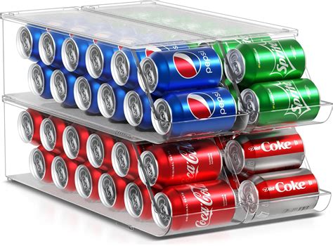 Stackable Soda Can Organizer Fridge