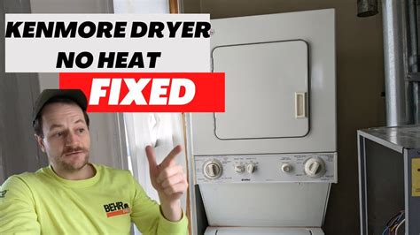 Stackable Washer And Dryer Dryer Not Heating