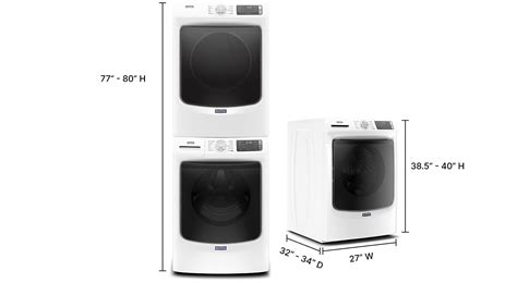 Stackable Washer Dryer Combo Size