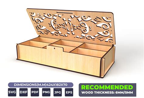 Download stackable-box-laser-cutting-templates SVG