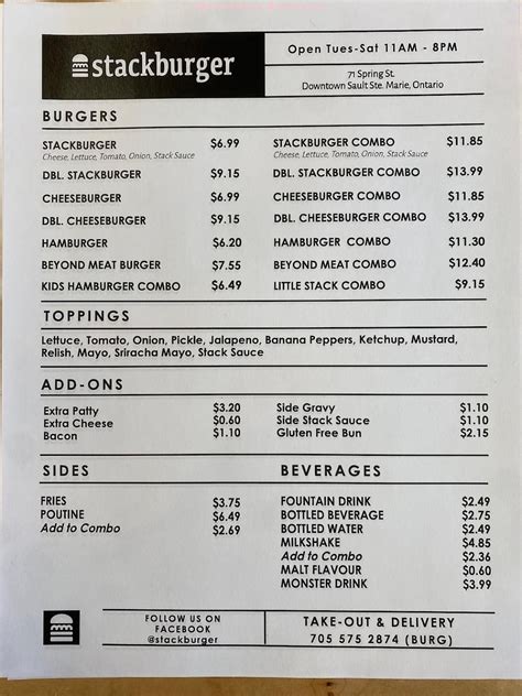 stackburger menu