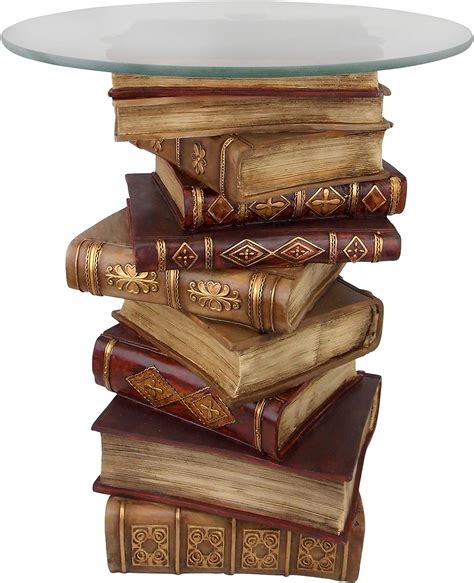 Stacked Books Entry Table