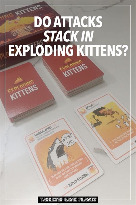 Stacking Attack Cards Exploding Kittens