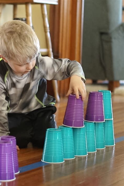 Stacking Cups Activity