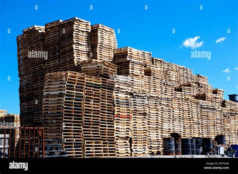 Stacks Of Pallets