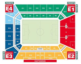 stadionplan europa park stadion