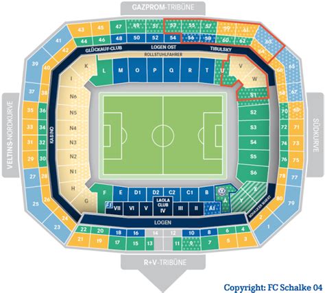 stadionplan veltins arena gelsenkirchen