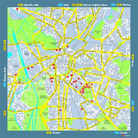 stadtplan leipzig zentrum zum drucken