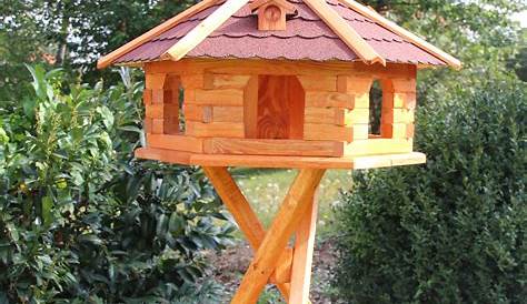 Vogelhaus Vogelhäuser-(V52)-Vogelfutterhaus Vogelhäuschen-aus Holz