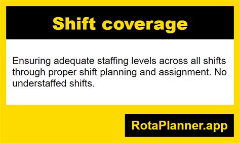 Staff Coverage Meaning