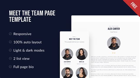 Staff Page Template