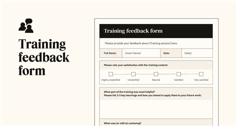 Staff Training Feedback Form