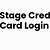 stage credit card login