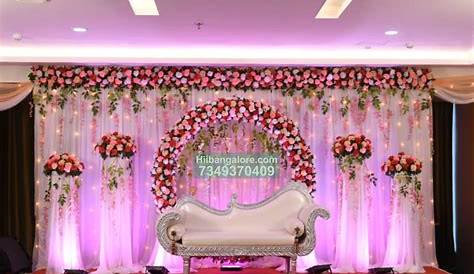 Stage Decoration Flowers Names Royal Red Reception Backdrop Design By Tulips Events