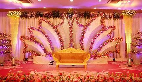 Stage Decoration Ideas For Party Reception Indian Red And Champagne