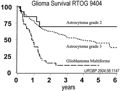 stage 3 glioma survival rate