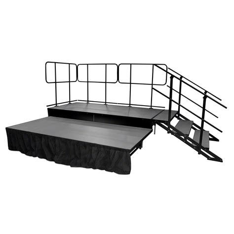 Stage With Guard Rails